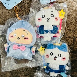 ちいかわ バ〜スディッ…マスコット 3種セット ちいかわ ハチワレ うさぎ バースデー 誕生日
