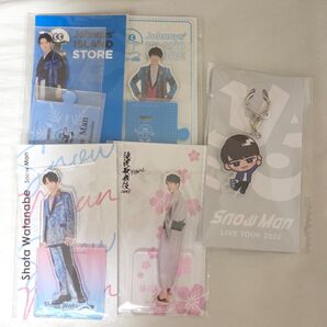 渡辺翔太 アクスタ4点、すのチルアクキーセット