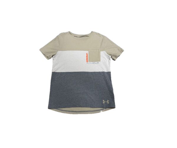 【アンダーアーマー】ヒートギア 半袖Tシャツ スポーツ 胸ポケット 150cm