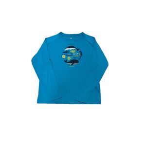 【montbell モンベル】長袖Tシャツ 海の生き物 お魚 キッズ 140cm