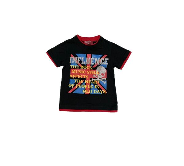 【M.A.Q.U.S】半袖Tシャツ スカル 男の子 キッズ 120
