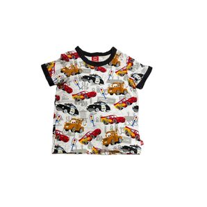 【ベビードール×ディズニーピクサー】カーズ 半袖Tシャツ 総柄 120cm