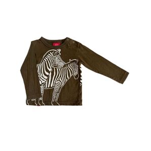【OJICO オジコ】長袖Tシャツ ロンT ゼブラ しまうま 2A 75〜85cm