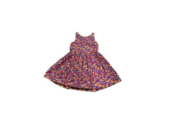【ポロラルフローレン】美品 花柄ノースリーブワンピース 女の子 キッズ 3T