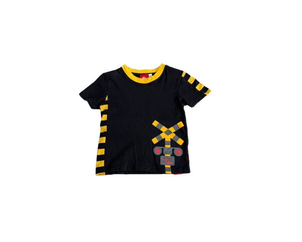 【ポポンデッタ】半袖Tシャツ 踏切 男の子大人気 キッズ 110cm