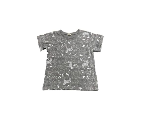 【ブランシェス】アニマル柄 半袖Tシャツ 動物 キッズ 120cm
