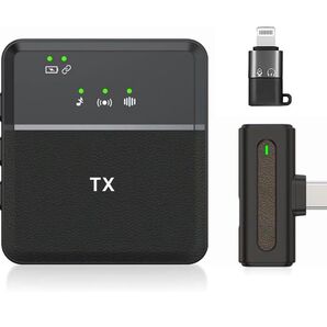 ラペルマイク クリップ式スマホマイク 瞬時接続 集音マイク ノイズ軽減 15時間連続録音 スマホiPhoneiPad 360度集音
