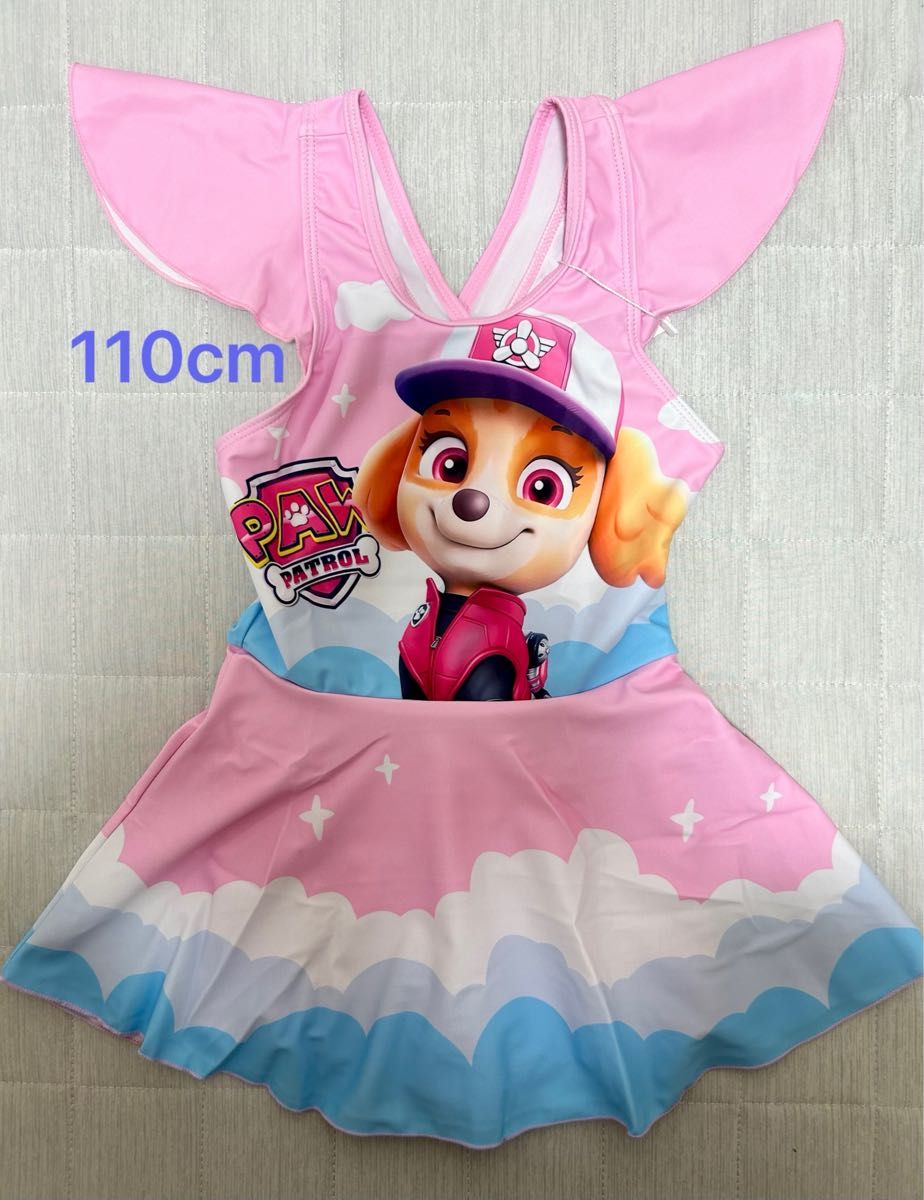 新品　パウパトロール 水着 110cm 女の子 ワンピース 女児水着 スイムウェア