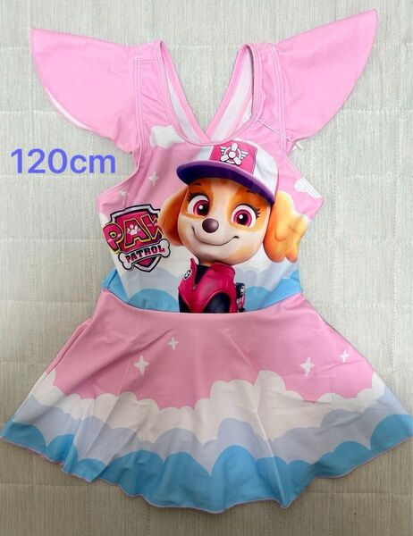 新品 パウパトロール 水着 120cm 女の子 ワンピース スイムウェア 女児水着