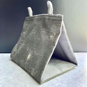 バードテント 夏用 中型インコ ハンドメイド カーキ No.58