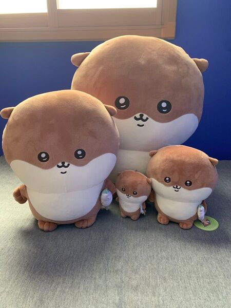 ナガノのカワウソ 家族セット(A賞・B賞・C賞・D賞)