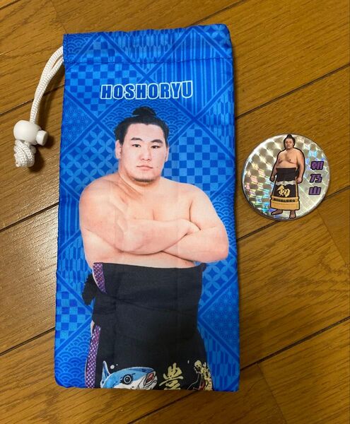 大相撲 豊昇龍 ペットボトルカバー& 朝乃山缶バッジセット キーホルダー