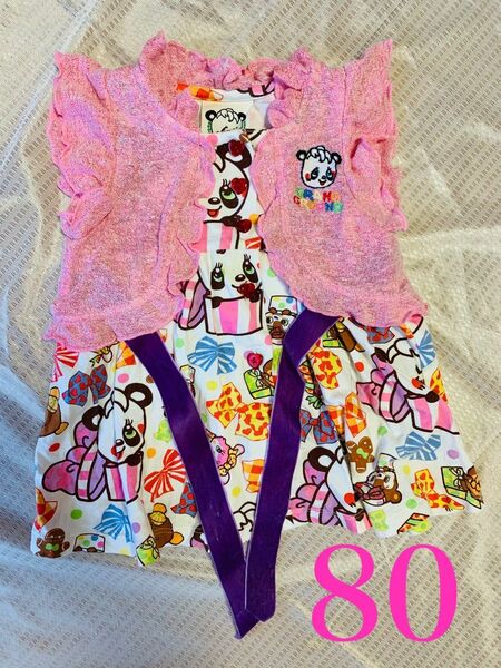 GRAND GROUND グラグラ ボレロ付きワンピース チュニック 80サイズ