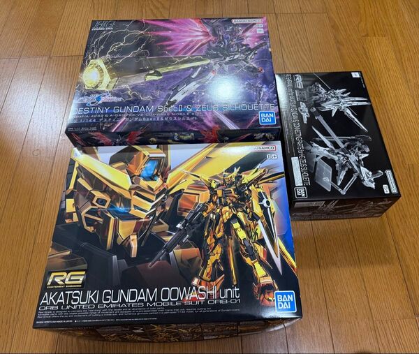 デスティニーガンダムspec2 ゼウスシルエット アカツキガンダム オオワシ装備