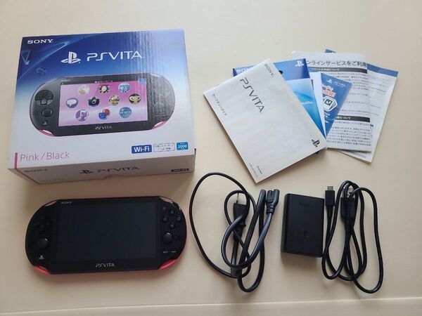 PSVITA ピンク メモリーカード付き PCH-2000 Vita PlayStation Wi-Fiモデル SONY