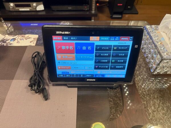 ジョイサウンド JR-P1000 カラオケ ジョイパット 充電器セット 動作品現状品
