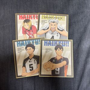 ハイキュー ミニ色紙コレクション 4枚セット
