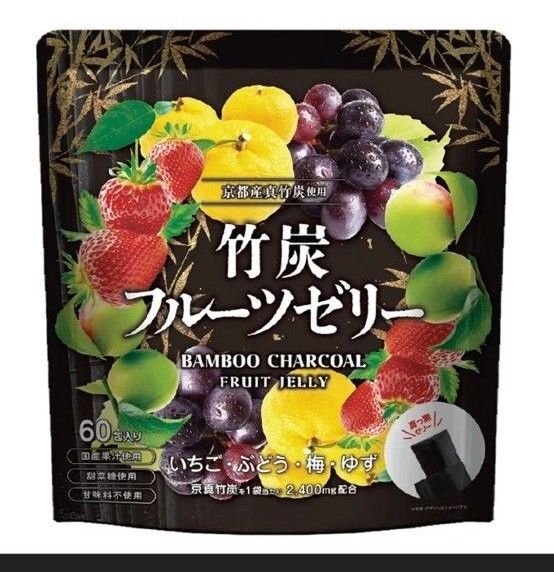 コストコ 竹炭 フルーツゼリー 60包
