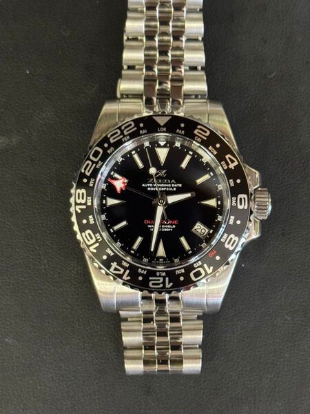 新品 ジーダ ZEEDA 腕時計 自動巻 ブラック DUーBK