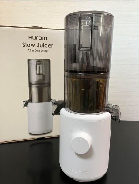 【未使用】 HUROM ヒューロム H310A スロージューサー ホワイト コールドプレスジューサー