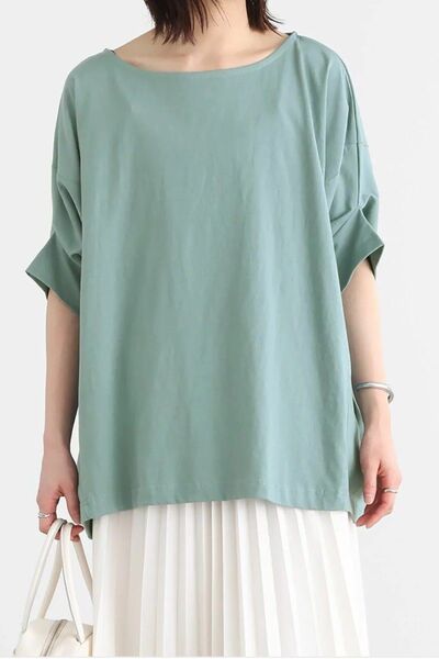 n'OrLABEL 変形デザイン ドルマンカットソー☆新品 n'Or