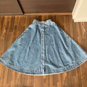 MSGM JEANS センターボタンデニムロングスカート スカート