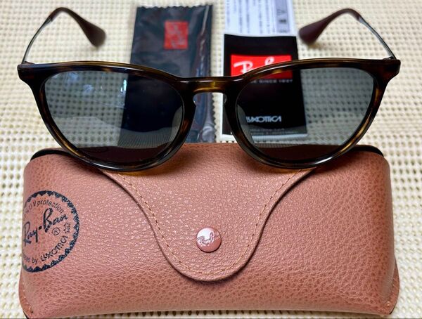 美品/偏光/ Ray-Ban RB4171F ERIKA 54□18 145 アジアンフィット メンズ レディース ボストン型