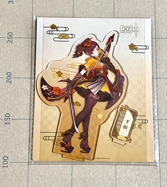 原神グッズ 千織 アクリルスタンド アクスタ 公式正規品 稲妻