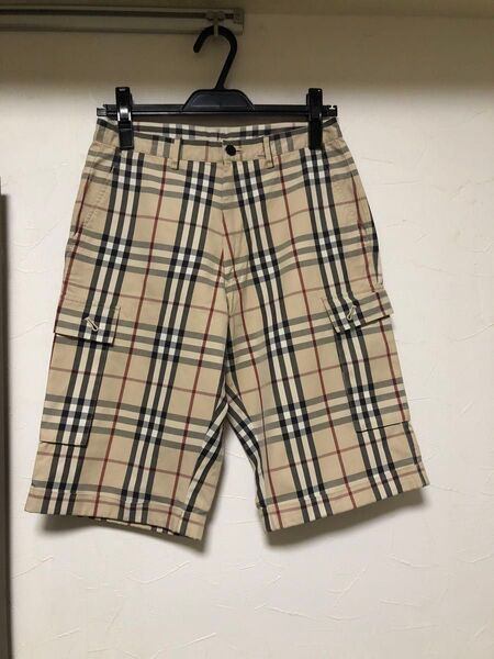 バーバーリブラックレーベル BURBERRY BLACK LABEL ノヴァチェック柄 ショートパンツ ハーフパンツ チェック