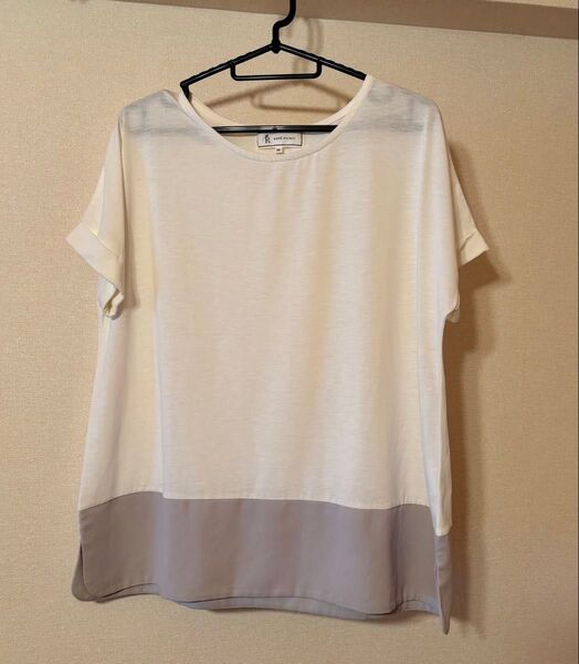 Rope Picnic トップス Tシャツ カットソー オーバーブラウス バイカラー Mサイズ