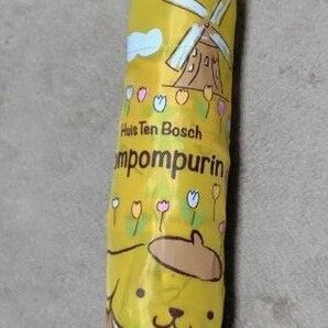 ポンポンプリン 折りたたみ傘 イエロー