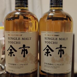 ニッカ シングルモルト余市 2本セット