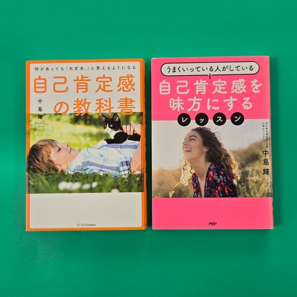 【美品】自己肯定感の教科書、自己肯定感を味方にするレッスン 2冊セット 中島輝