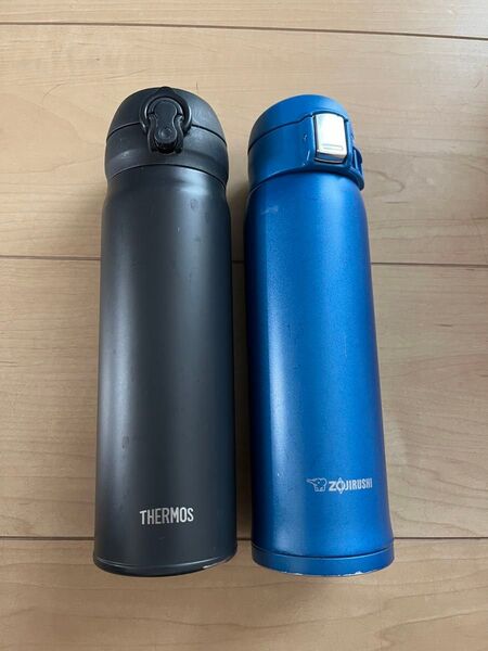 サーモス THERMOS 象印 水筒 ステンレスボトル マイボトル 2本セット