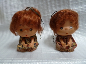 送料無料◆ 小さい　赤ちゃん人形　2個セット◆ メーカー不明◆ 昭和レトロ ◆