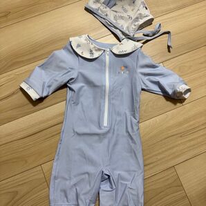 ベビー ラッシュガード キャップ付き 水着