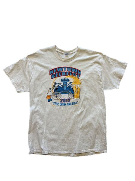 tw26 ビール フェス物 US古着 アメカジ 半袖プリントTシャツ ビッグサイズ