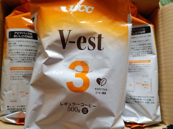 1500g UCC ヴェストNo3 500g×3袋 コーヒー豆
