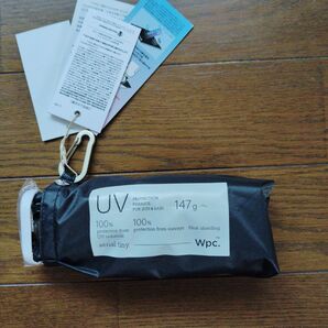 【未使用タグ付き】wpc アエリアルタイニー 紫外線ブルーライト吸収 UVカット100% 晴雨兼用折りたたみ 日傘 超軽量