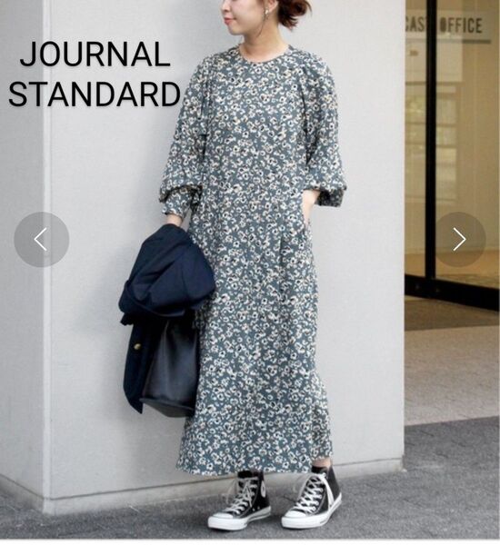 JOURNAL STANDARD ジャーナルスタンダード ミドルフラワープリントワンピースフリーサイズ