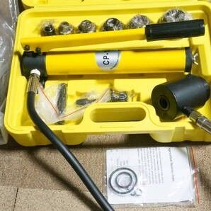手動油圧式パンチャー ポンプCP-180/ヘッドSKP-8A▲ 未使用長期保管品ポンチダイス付属 16~51㎜