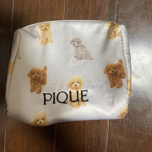 gelato pique ポーチ トイプードル柄