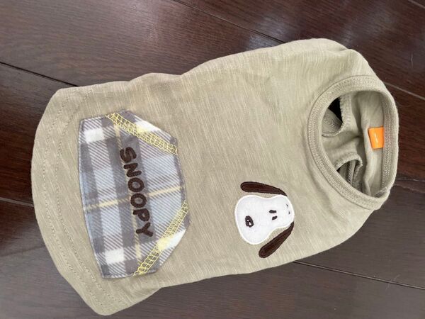 ペットパラダイス☆スヌーピー ドッグウェア犬服カーキ3S