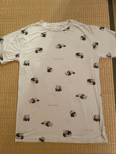gelato pique ジェラートピケ パンダ柄Tシャツワンピース