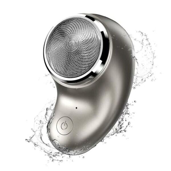 AA226s【軽量コンパクトで持ち運び便利な回転式シェーバー】 小型 電気シェーバー 回転式 3枚刃 水洗い可 乾湿両用