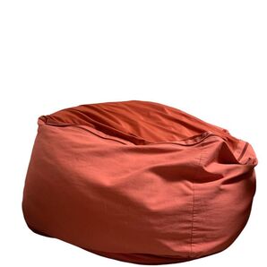 【本日限定価格】無印良品 人をダメにするソファ 体にフィットするソファ レッド 大 ビーズ クッション & ソファ カバー セット