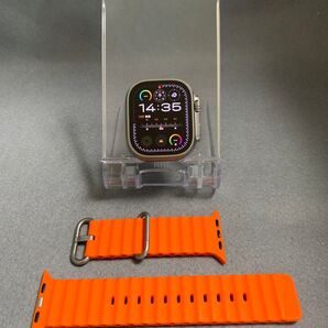超美品 simフリー Apple Watch Ultra2 49mm 64GB GPS+cellular ナチュラルチタニウム