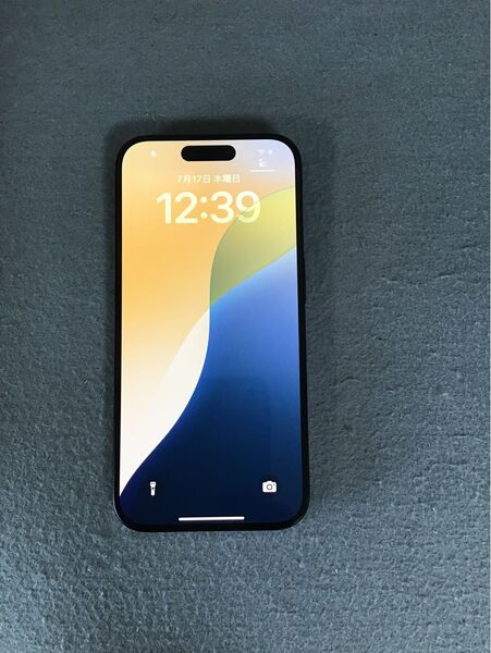 超美品 Appleストア版 SIMフリー iPhone15 Pro 128GB ブルーチタニウム色