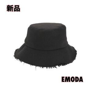 【新品未使用】EMODA エモダ バケットハット フリンジ 帽子