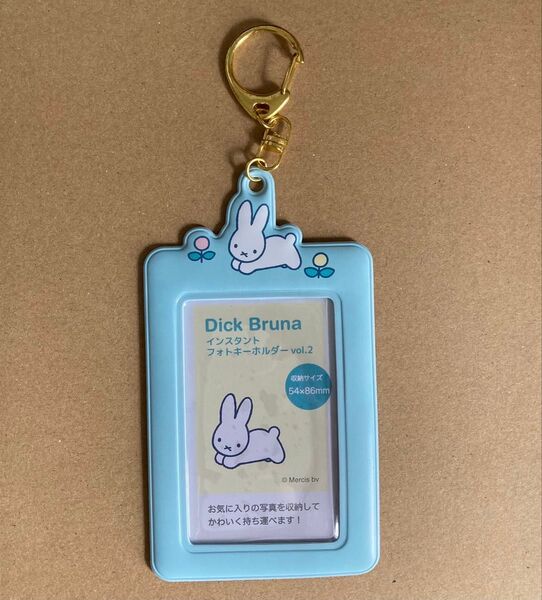ミッフィー インスタントフォトキーホルダー vol.2 うさぎ ディックブルーナ miffy 写真入れ 推し活 チェキ用ホルダー